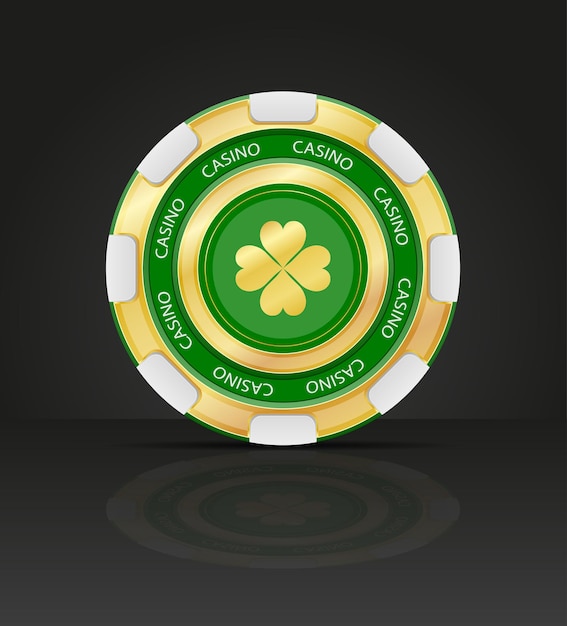 Casino gambling chips vector illustration