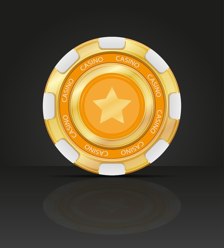 Vector casino gambling chips vector illustration