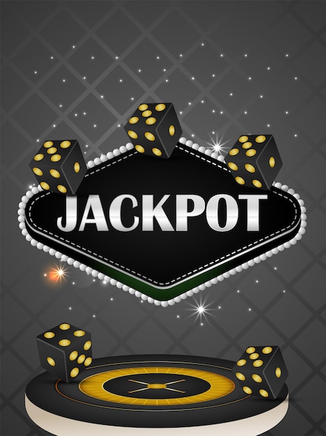 Vector casino gambling game online with vector illustration