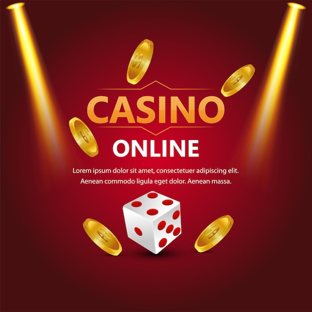 Casino gambling game with casino slot with playing cards | Premium वेक्टर