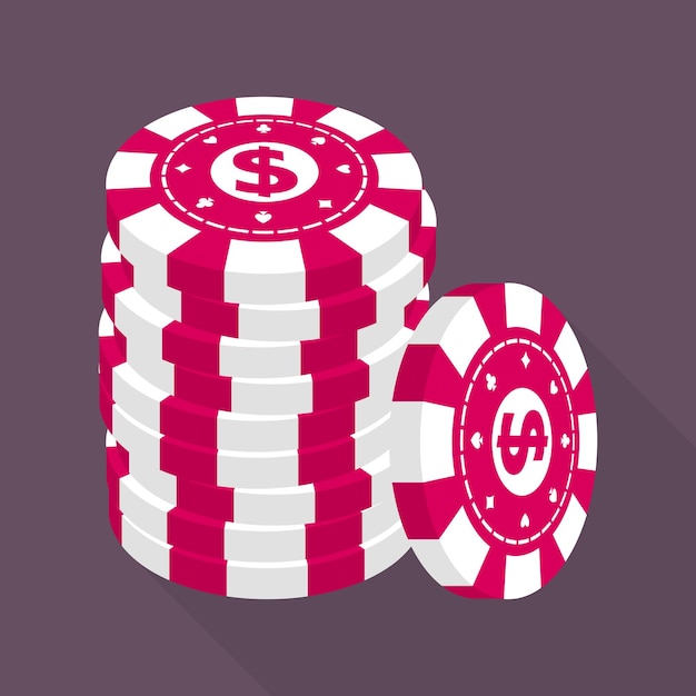 Casino gokfiches stapel