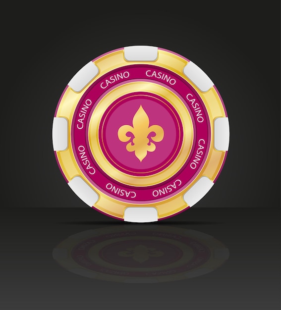 Casino gokfiches vector illustratie