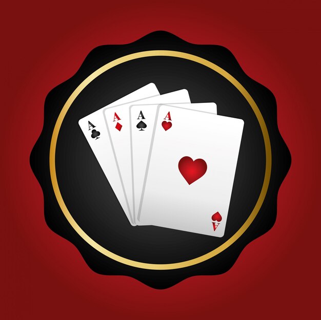 Vector casino iconen ontwerp