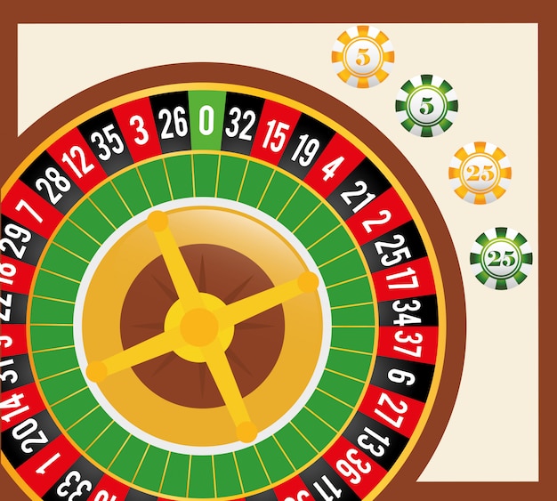 Vector casino icons design