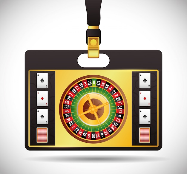 Vector casino icons design