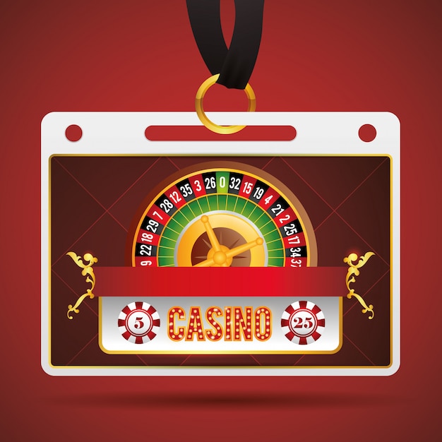 Vector casino icons design