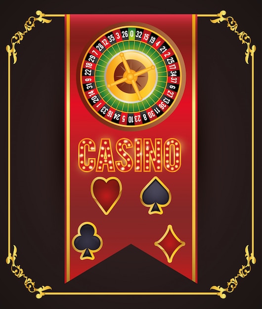 Vector casino icons design