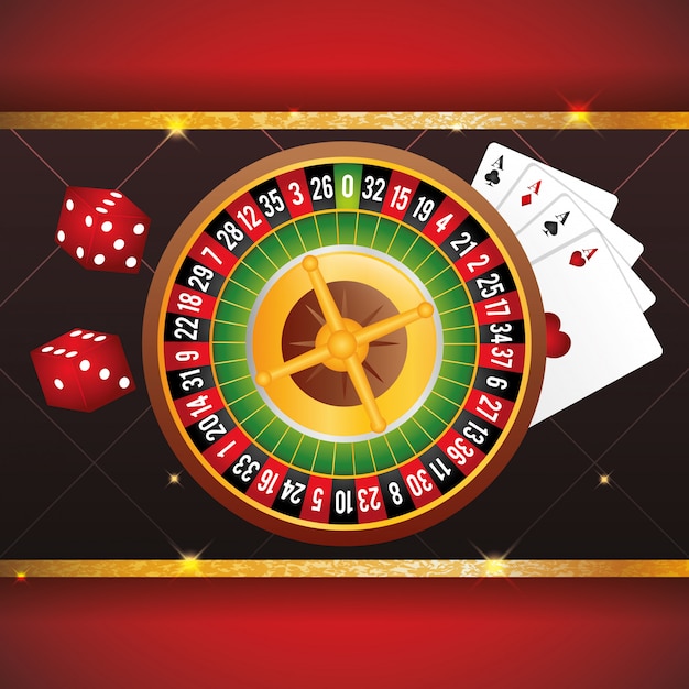 Vector casino icons design