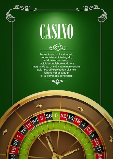 Casino Logo Poster Achtergrond