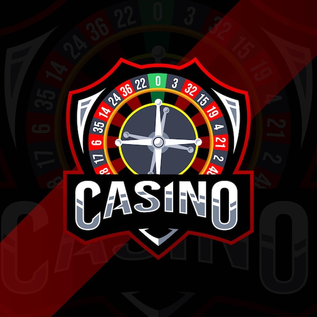 Casino mascotte logo esport sjabloon