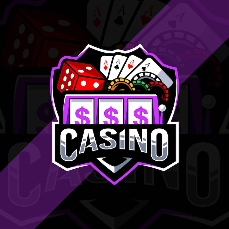 Vector casino mascotte logo esport sjabloon