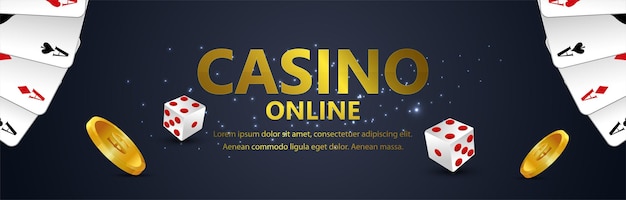 Casino online gambling game with illustration