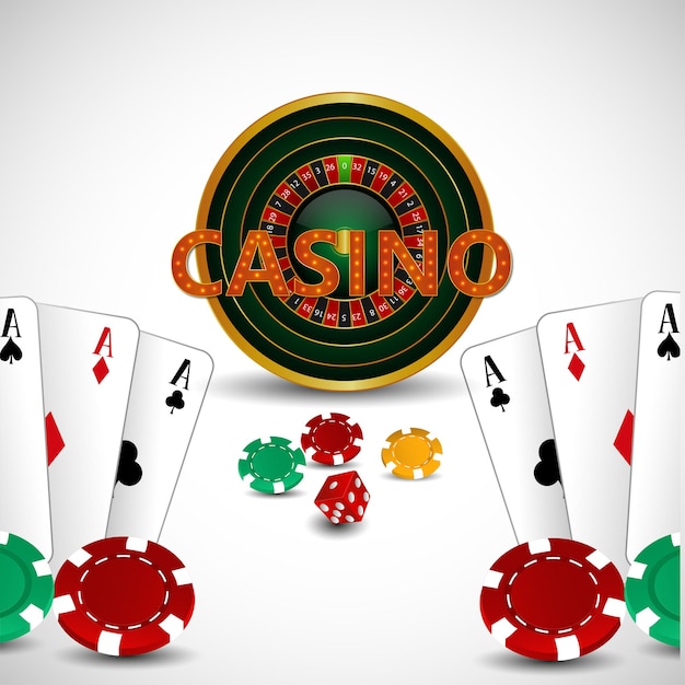 Premium Vector  Casino online game with creative playing card