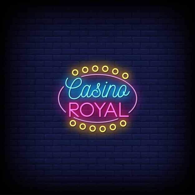 Casino royal neon signs