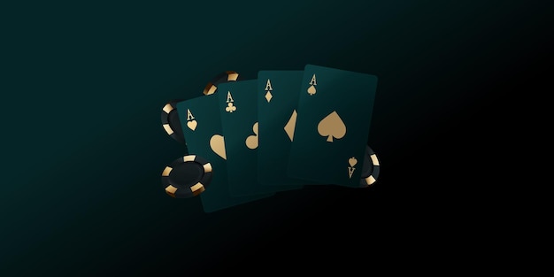 Vector casino vectorillustratie als achtergrond voor het gokken elegante ontwerp van de banner van de poster