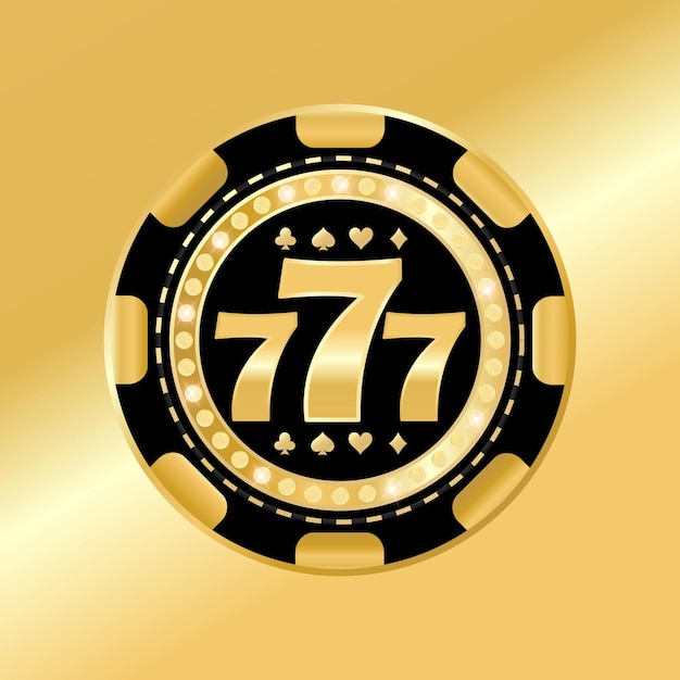 Casinofiche met Jackpot 777