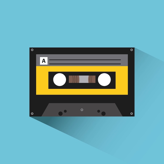 cassette icon design