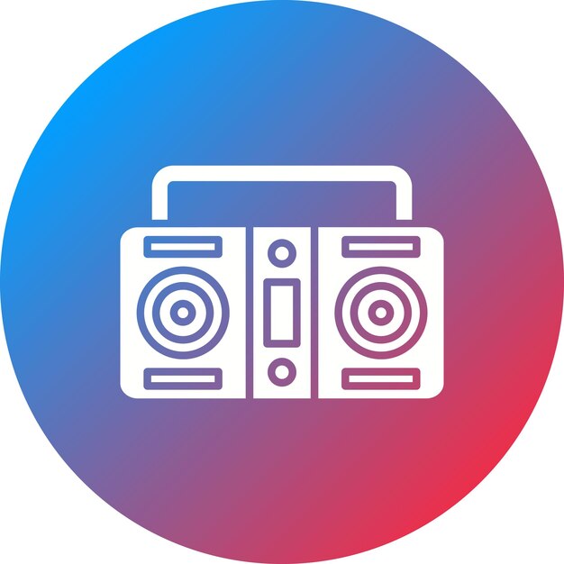 카세트 플레이어 아이콘 터 이미지 통신 및 미디어에 사용할 수 있습니다