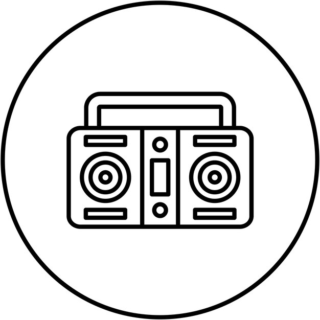 Cassette Player icon vector image Can be used for Communication and Media