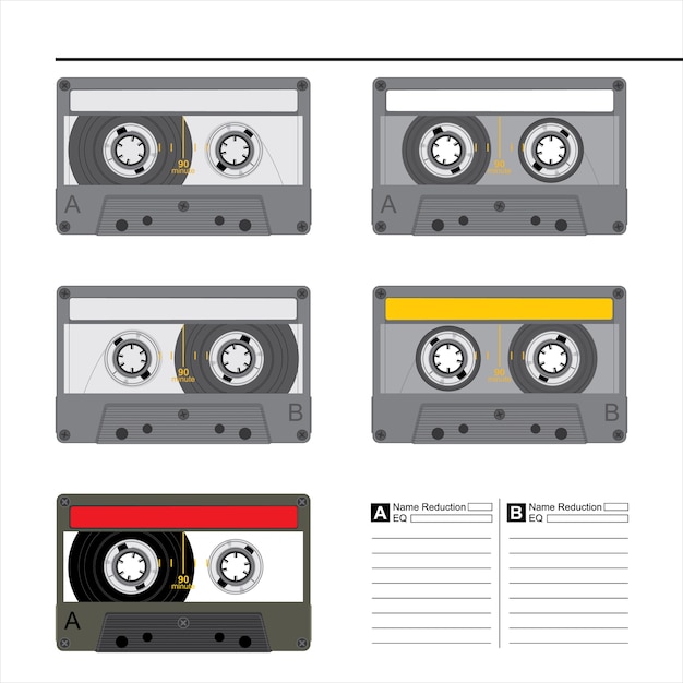 Premium Vector  Cassette tape recorders are rarely used