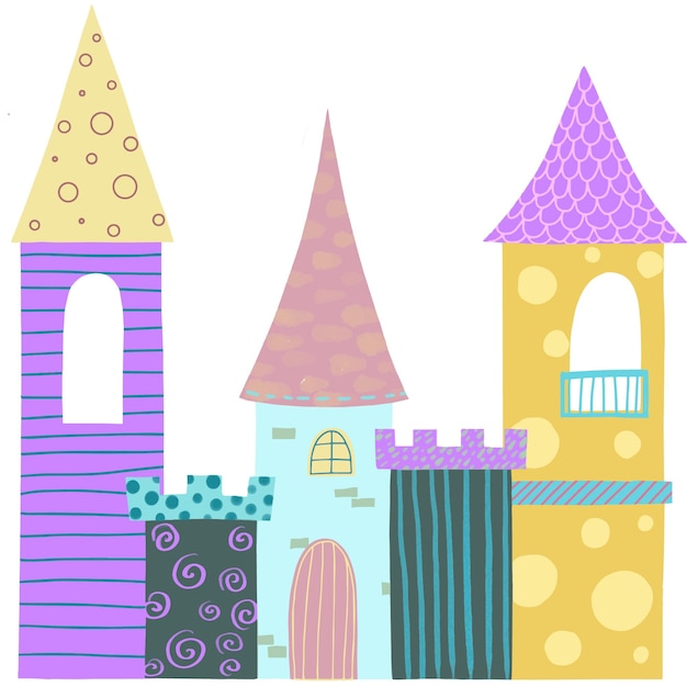 Vector castle clipart