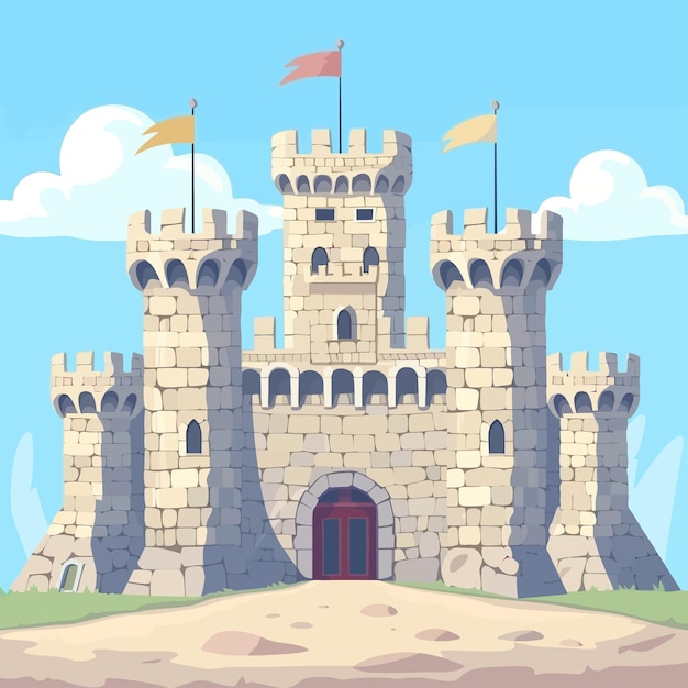 Vector castle concept art