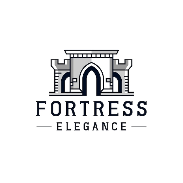 Castle Line Fortress Logo-ontwerp