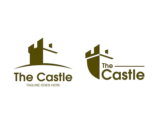 castle logo design palace logo fortress logo