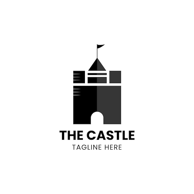 Castle logo design Template