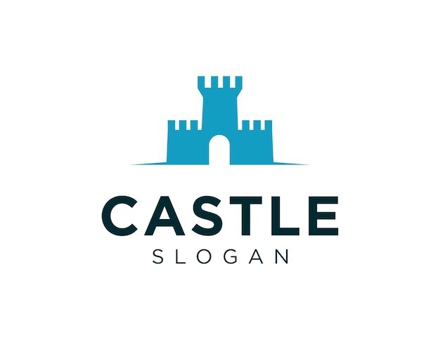 Castle 로고 디자인은 흰색 배경의 Corel Draw 2018 응용 프로그램을 사용하여 만들어졌습니다.