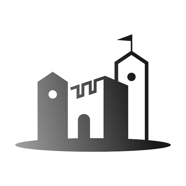 Castle logo icon design