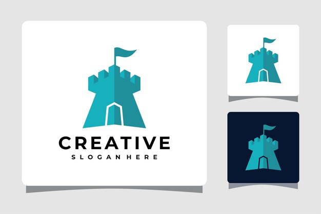 Castle Logo Template Design Inspiration