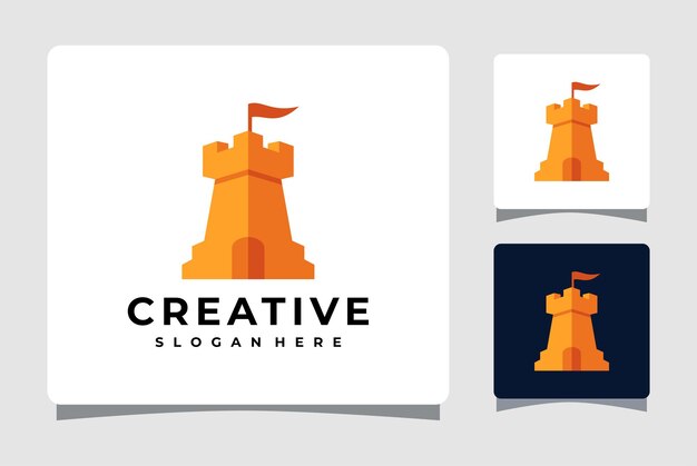 Castle Logo Template Design Inspiration