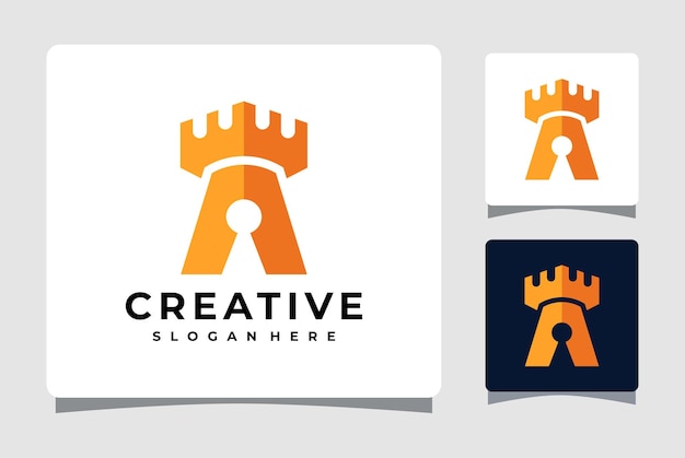 Castle Logo Template Design Inspiration