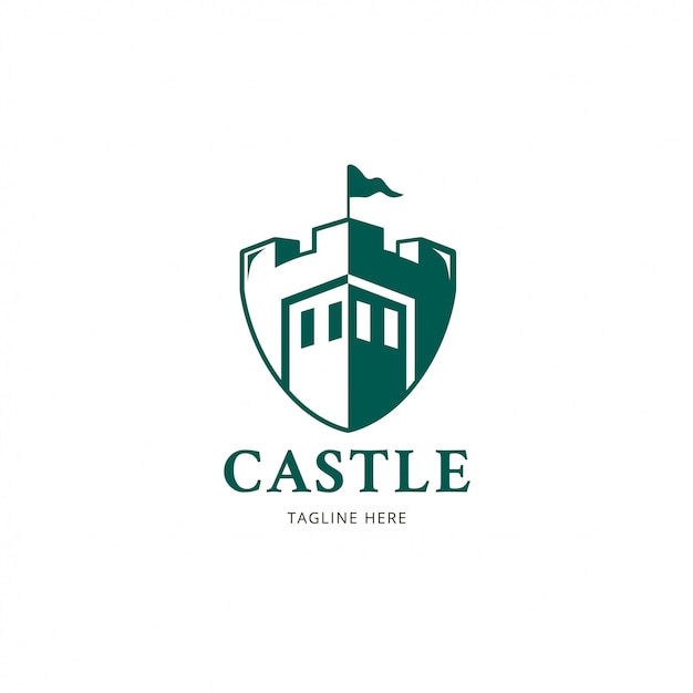 Vector castle logo