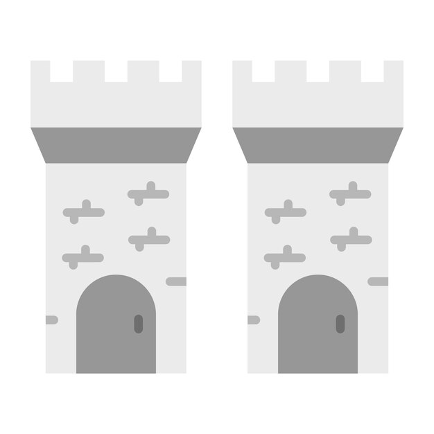 Vector castle tower icon vector image can be used for medieval