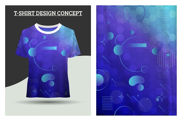 Casual abstract tshirt ontwerpconcept