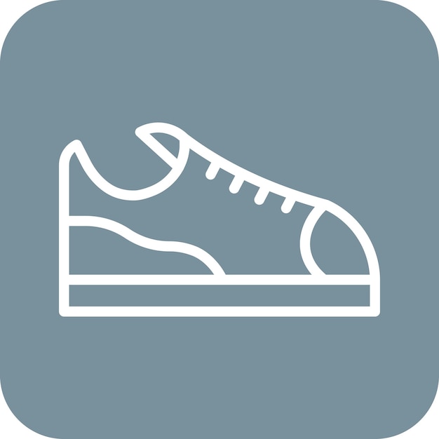 Casual Shoes vector icoontje illustratie van Fashion icoonset