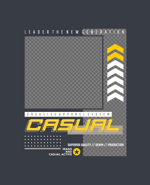 Casual typografie slogan kleding abstract ontwerp vector print illustratie