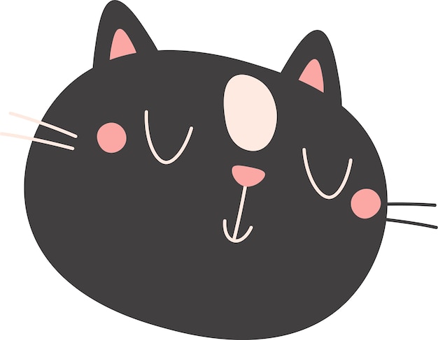 cat animal face sleeping