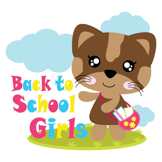 Cat back to school