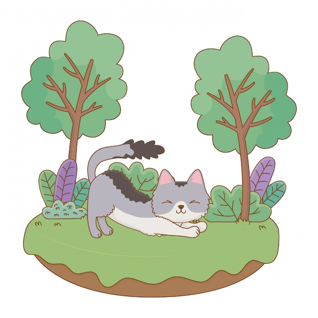 Cat cartoon clip-art illustration