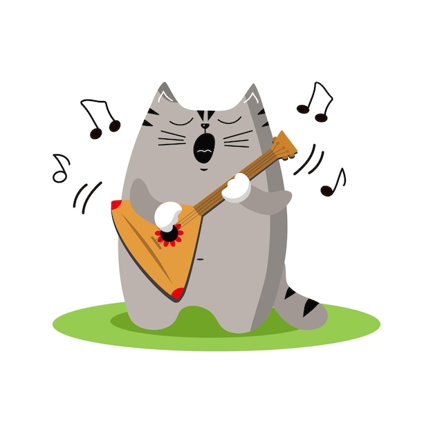 Cat cartoon Singing