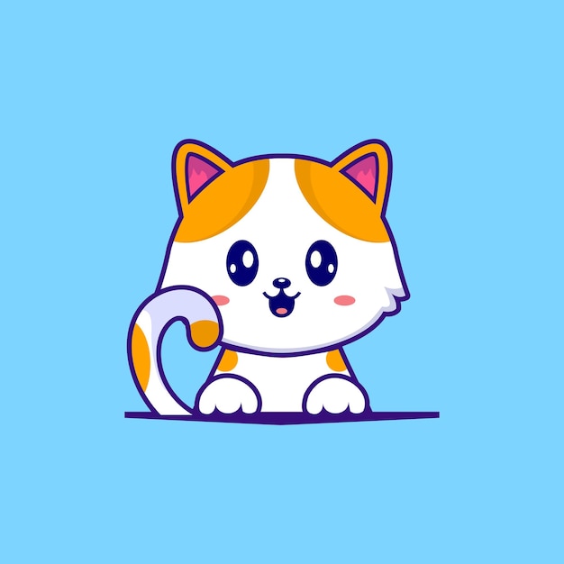 Cute cat icon Royalty Free Vector Image - VectorStock