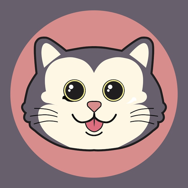 Premium Vector | Cat clip art illustration