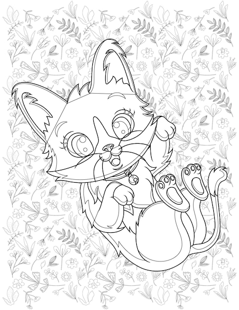 Cat Coloring Page