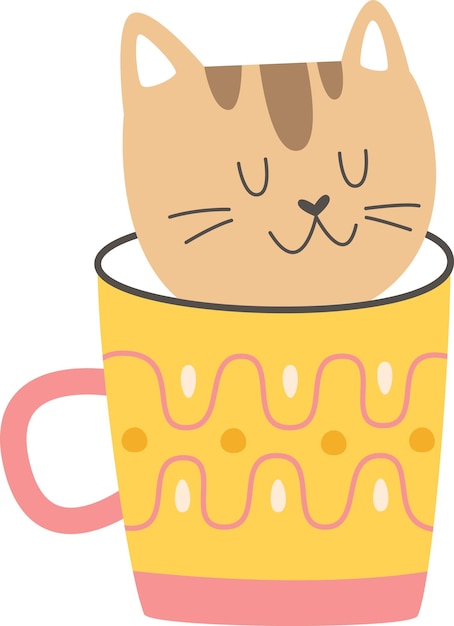 Cat In Cup