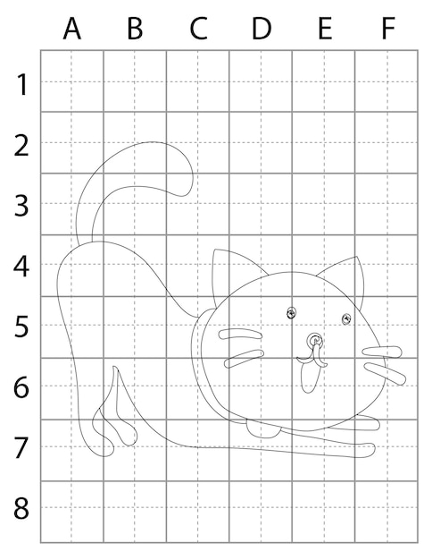 Cat Drawing Page, Cute Cat Coloring Pages for Coloring Books, Outline Cat, Cat Vector, Cats