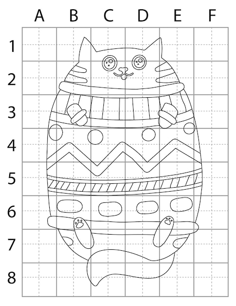 Cat Drawing Page, Cute Cat Coloring Pages for Coloring Books, Outline Cat, Cat Vector, Cats