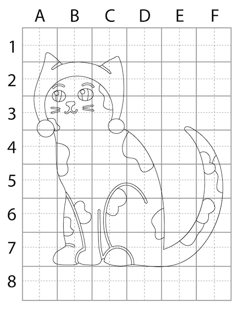 고양이 그리기 페이지, 색칠하기 책을 위한 귀여운 고양이 색칠 페이지, 고양이 개요, 고양이 벡터, 고양이